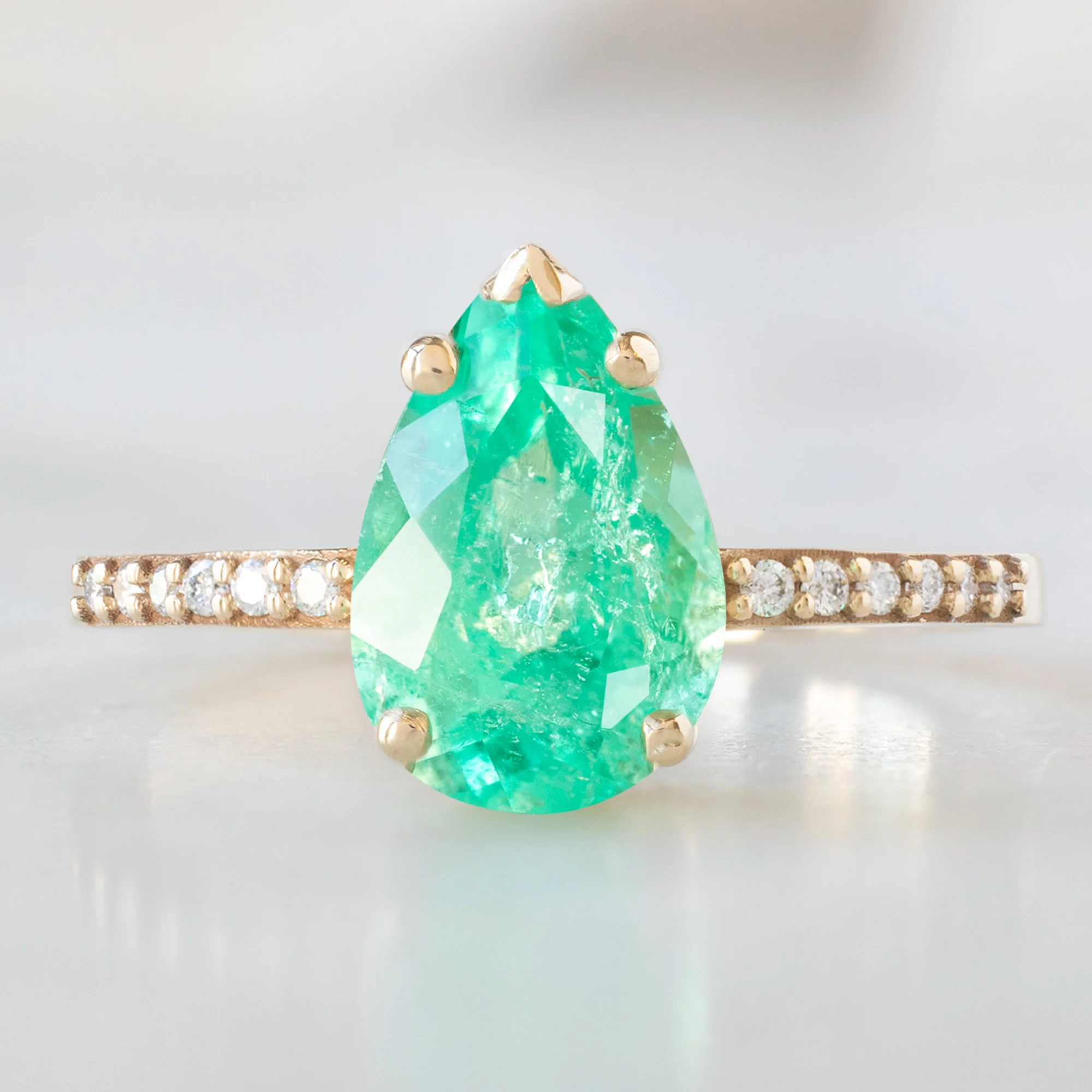 Design Your Own Custom | Emerald Engagement Ring - Image 6