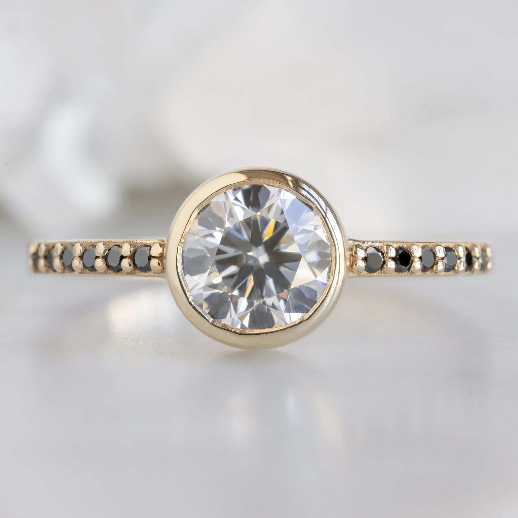 The Willow Ring | Build Your Own Round White Diamond Engagement Ring