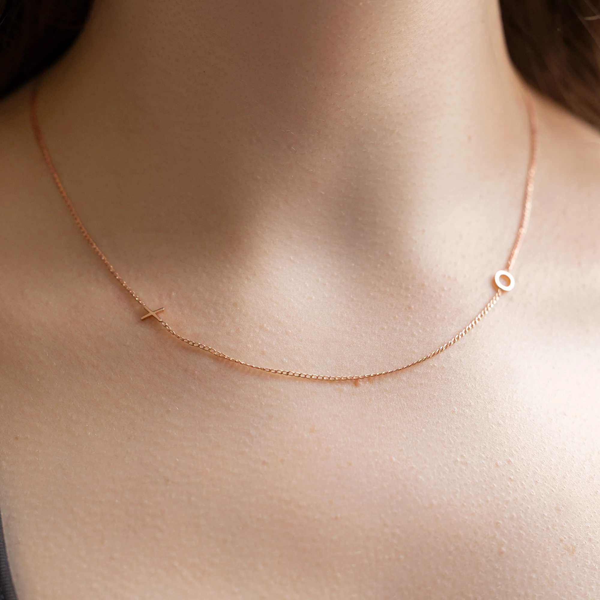 The XO' Necklace | Yellow, Rose or Sterling Silver - Image 2