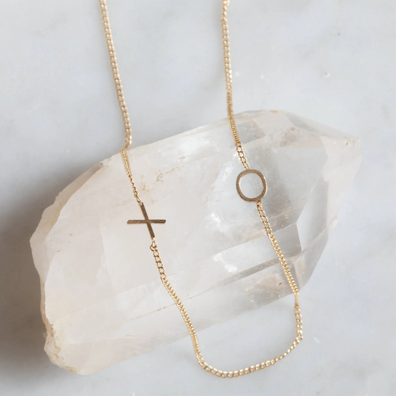 The XO' Necklace | Yellow, Rose or Sterling Silver - Image 4