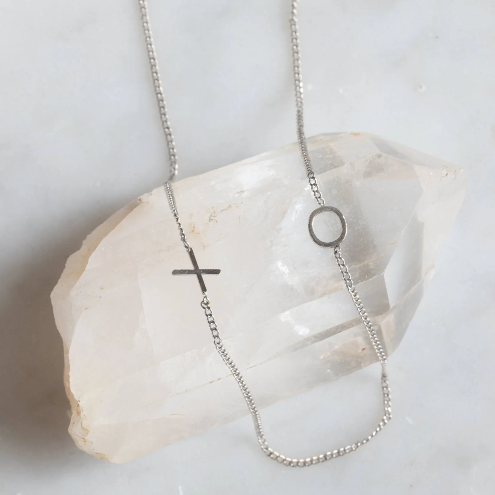 The XO' Necklace | Yellow, Rose or Sterling Silver - Image 7