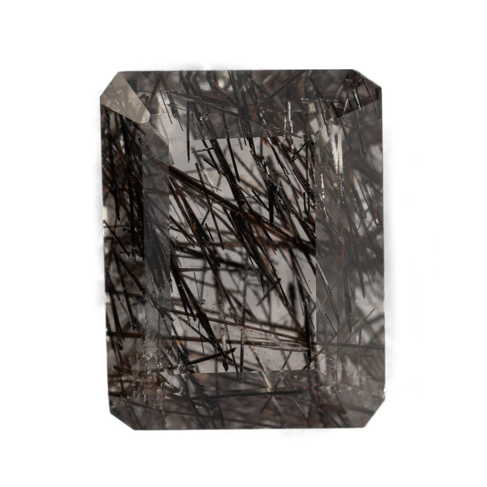 Tourmaline In Quartz - Emerald Cut - Image 10