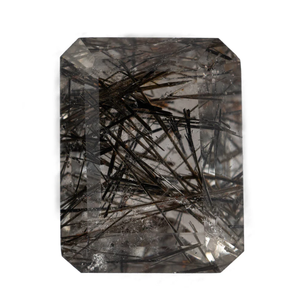 Tourmaline In Quartz - Emerald Cut - Image 11