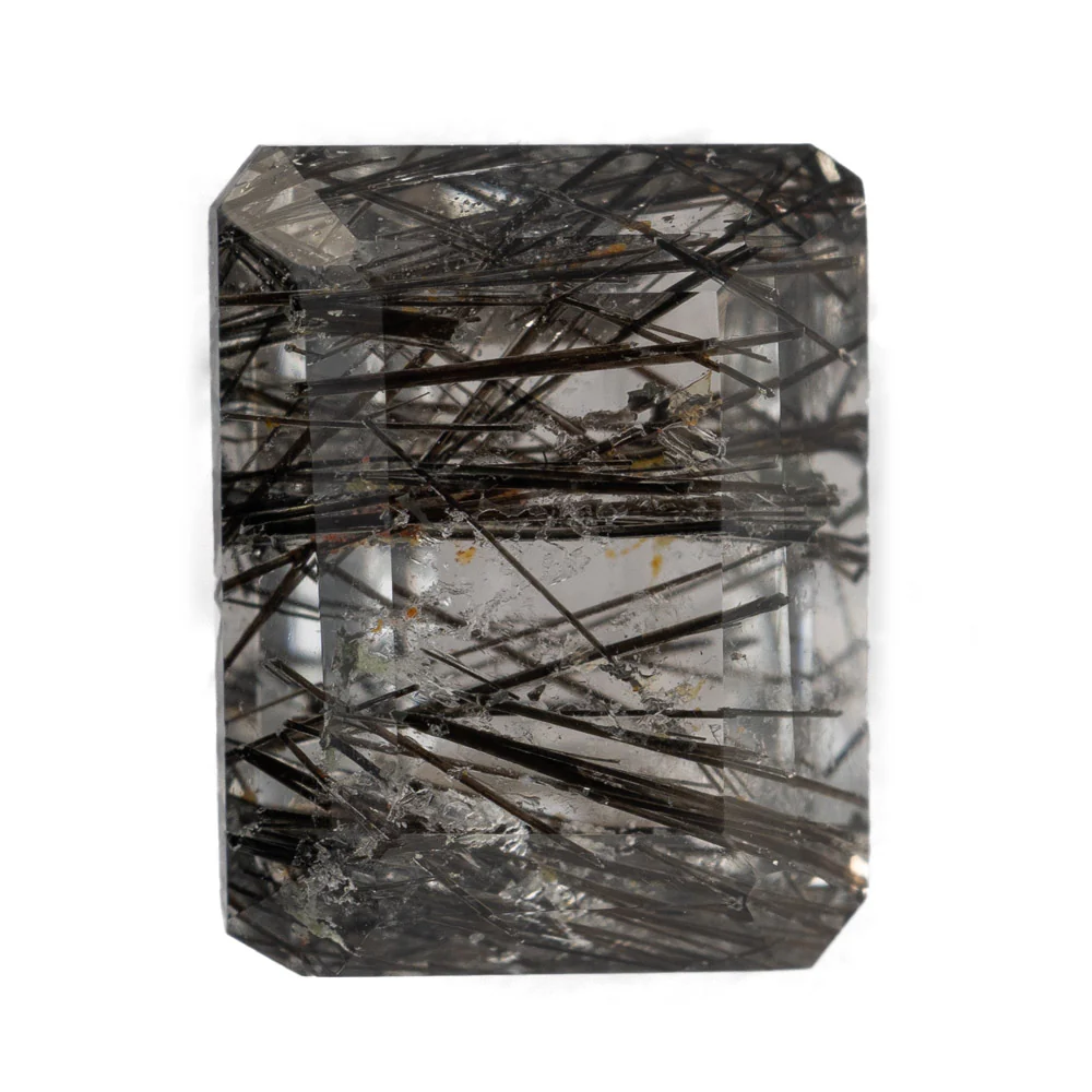 Tourmaline In Quartz - Emerald Cut - Image 12