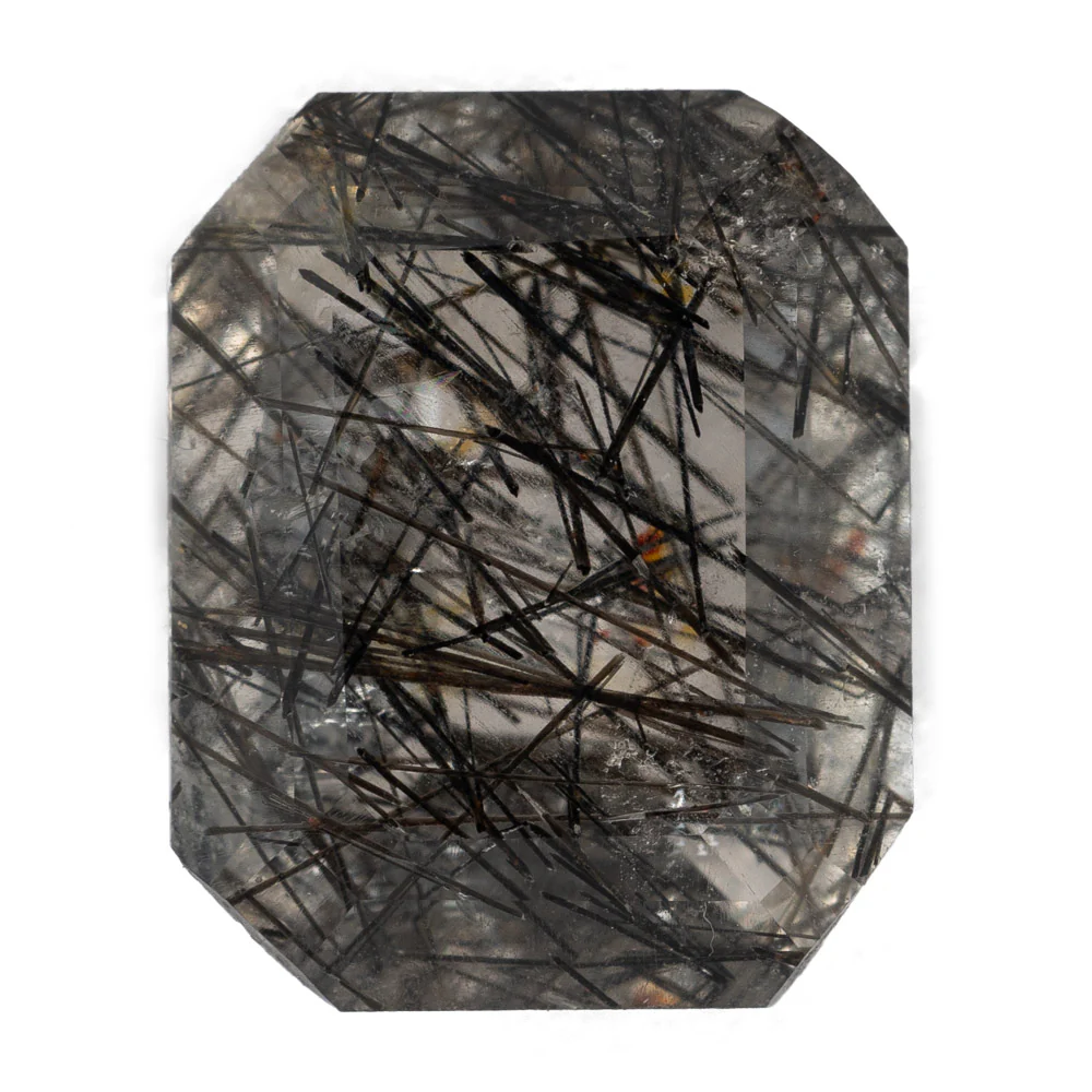 Tourmaline In Quartz - Emerald Cut - Image 13