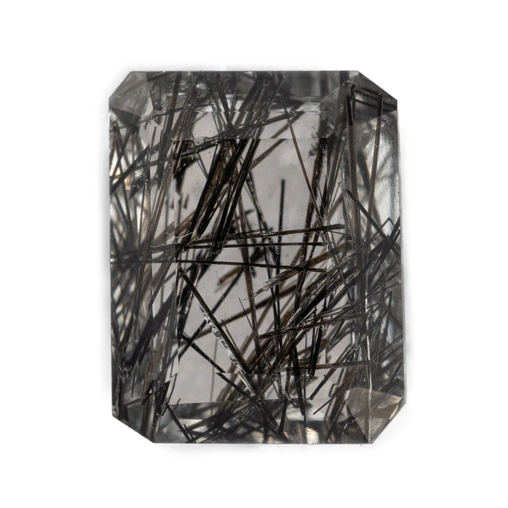 Tourmaline In Quartz - Emerald Cut - Image 14