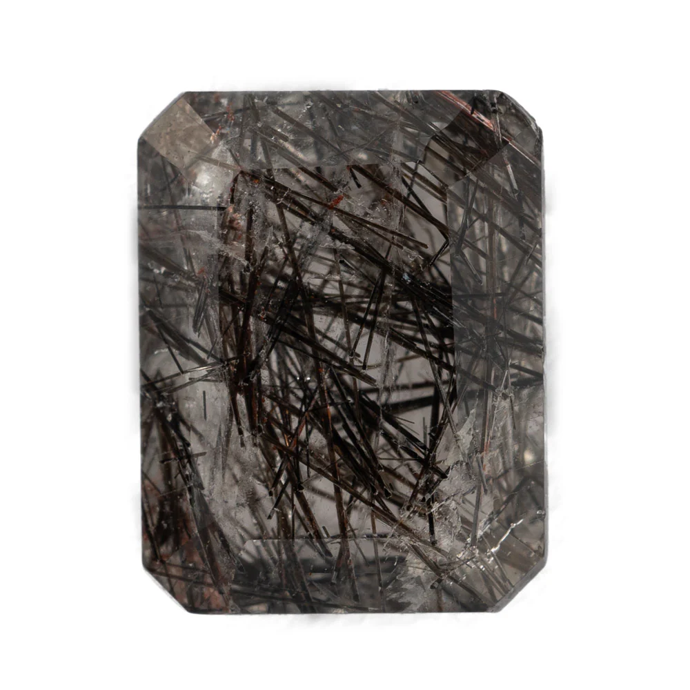 Tourmaline In Quartz - Emerald Cut - Image 15