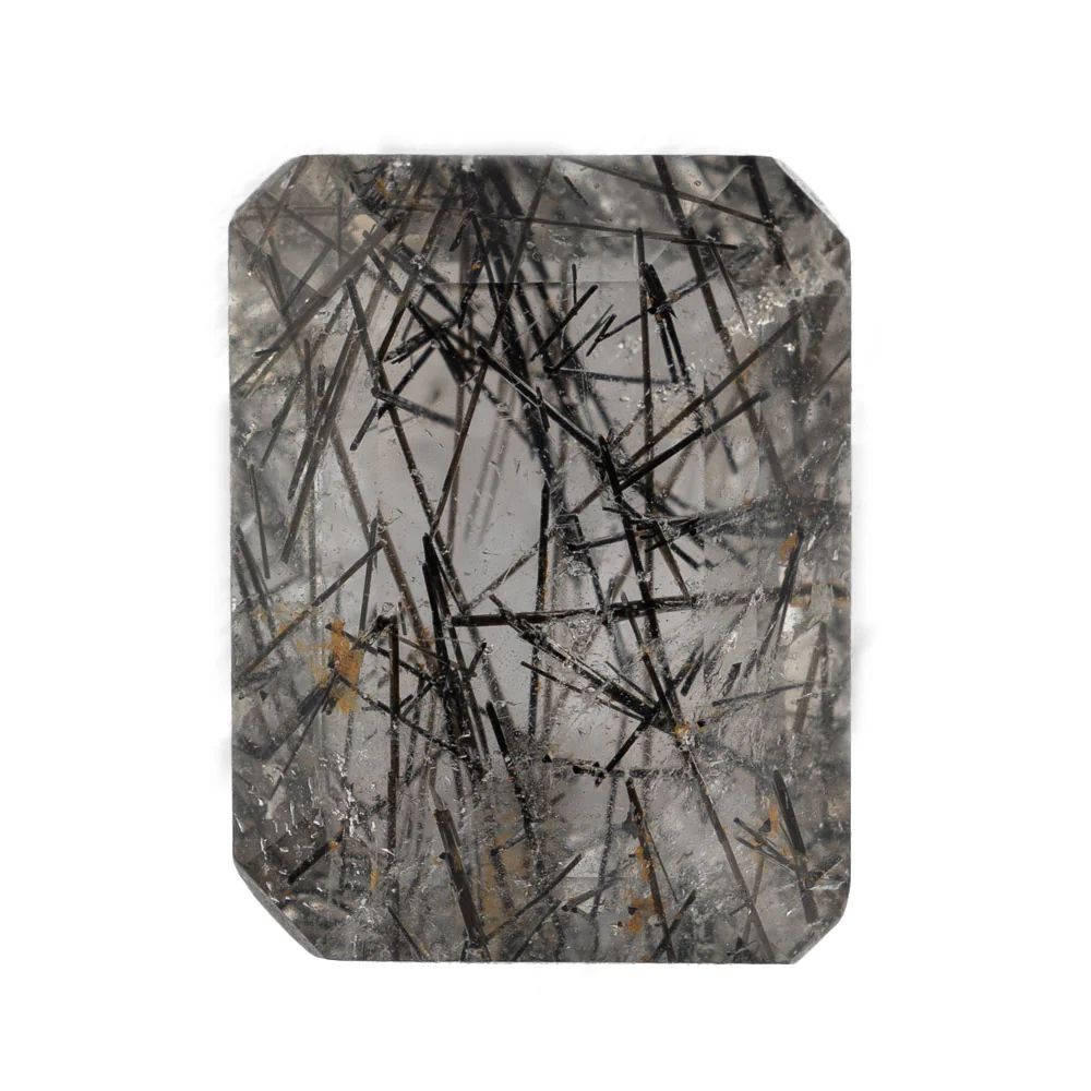 Tourmaline In Quartz - Emerald Cut - Image 7