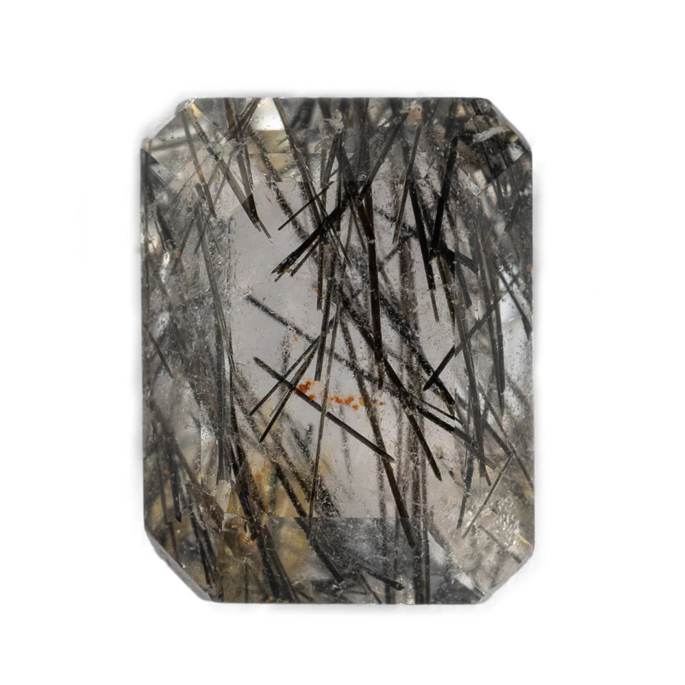 Tourmaline In Quartz - Emerald Cut - Image 8