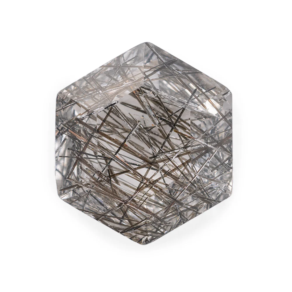 Tourmaline In Quartz - Hexagon - Image 12