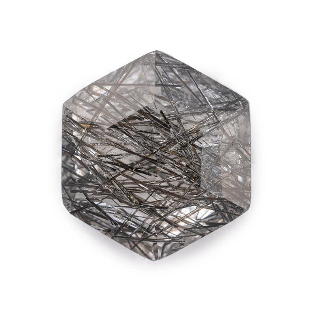 Tourmaline In Quartz - Hexagon - Image 15