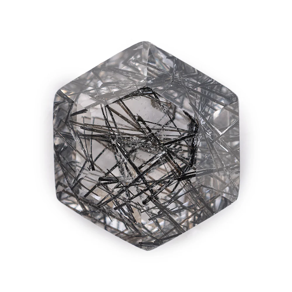 Tourmaline In Quartz - Hexagon - Image 22