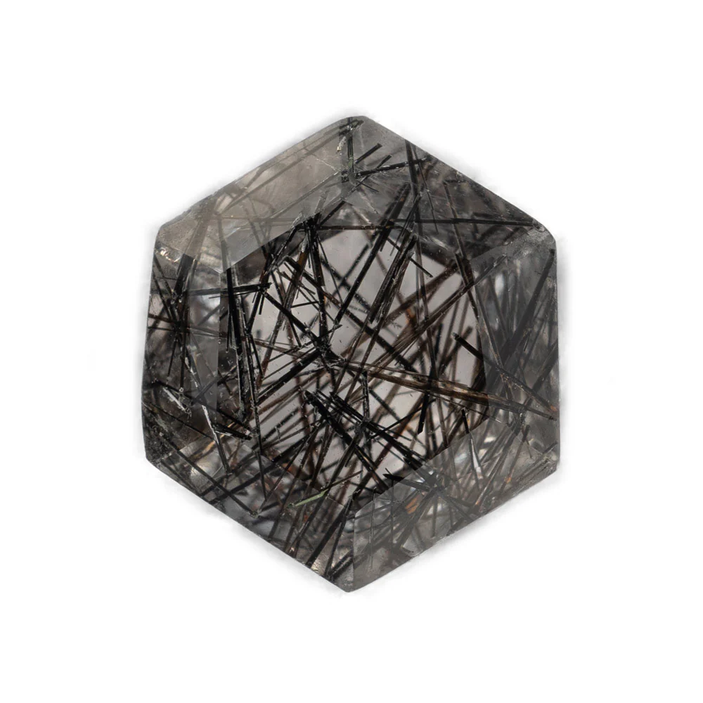 Tourmaline In Quartz - Hexagon - Image 3