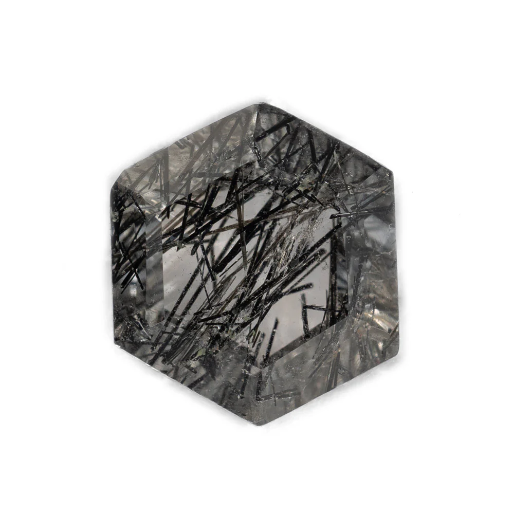 Tourmaline In Quartz - Hexagon - Image 8