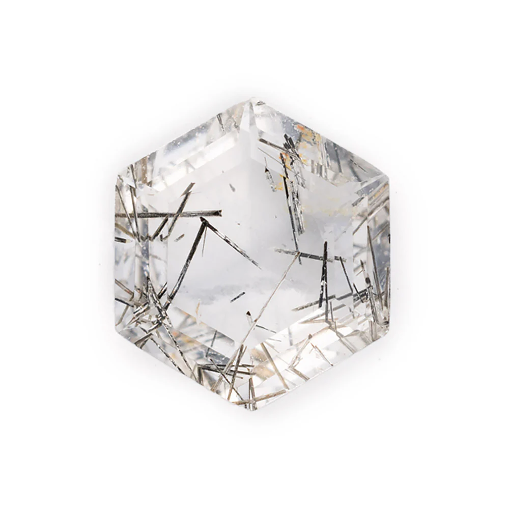 Tourmaline In Quartz - Hexagon - Image 9